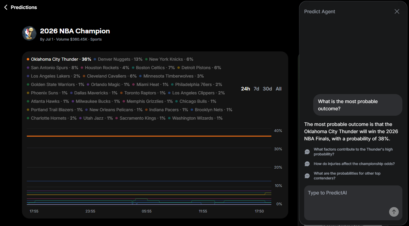 Use the Predict Agent in Warden's Predictions